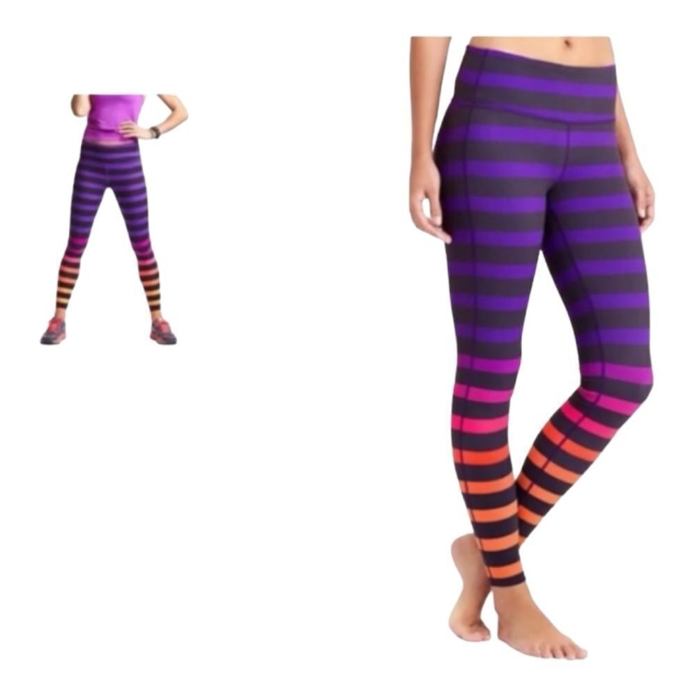 Athleta Striped high-rise leggings - Picture 3 of 9